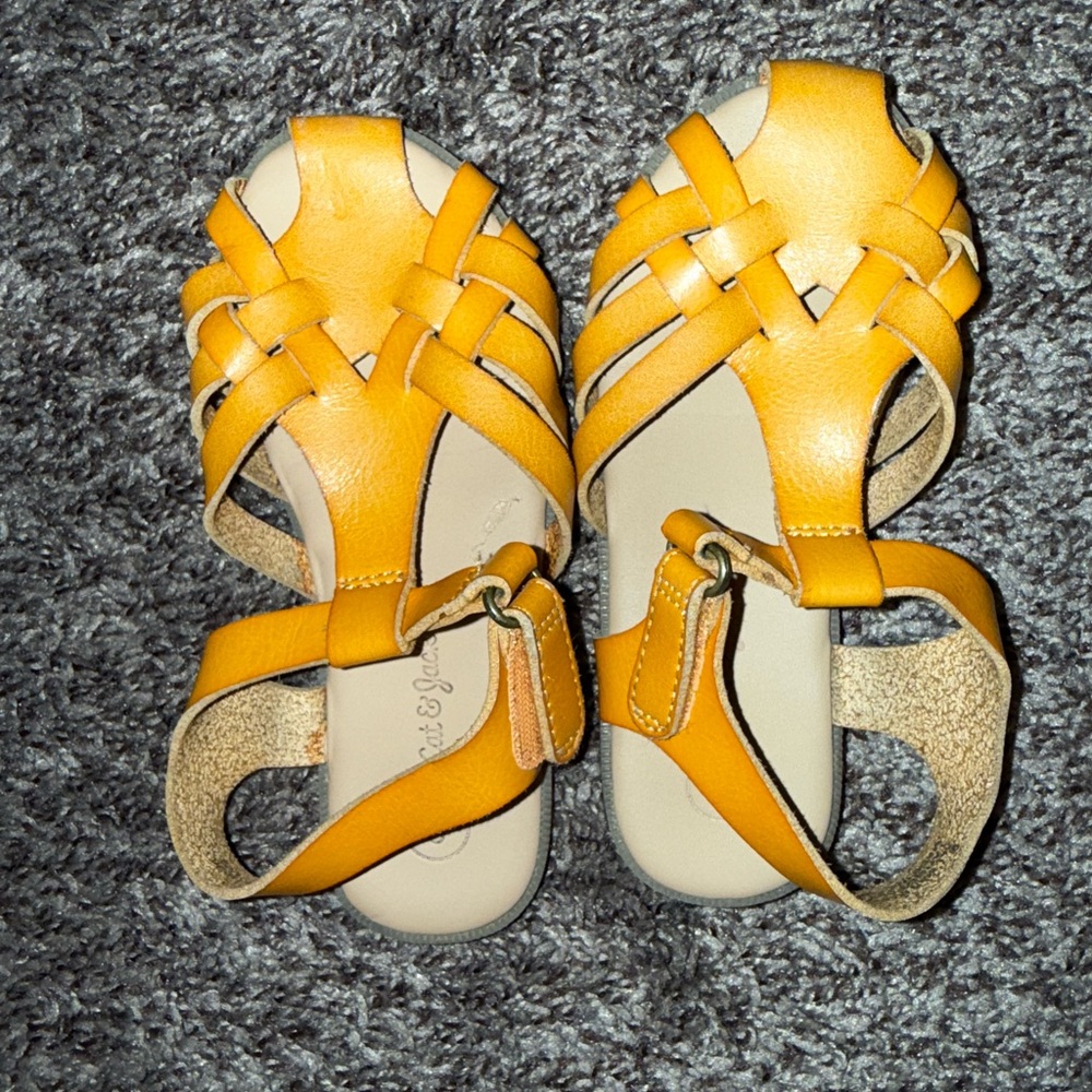 Tan Kids Sandals
